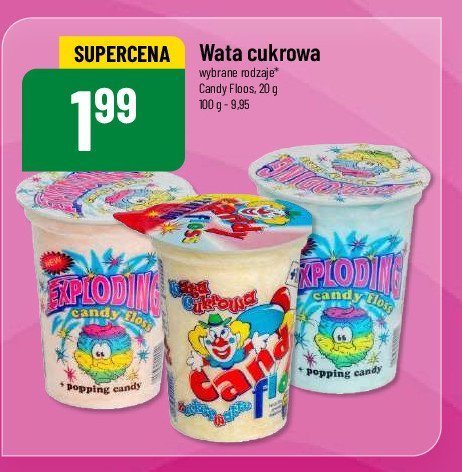 Wata cukrowa Candy floss promocja