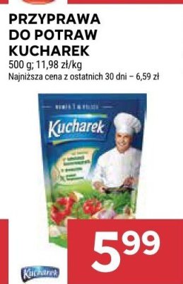 Przyprawa do potraw Kucharek promocja w Stokrotka