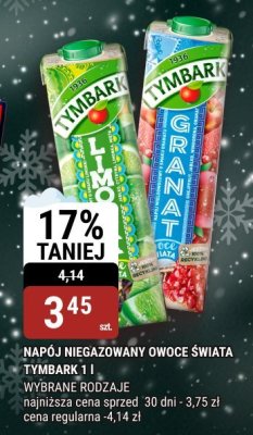 Napój niegazowany owoce świata Tymbark 1 l wybrane rodzaje promocja w bi1