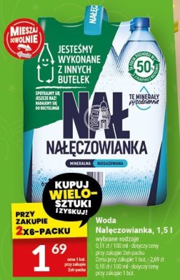 Woda Nałęczowianka, 1,5 l promocja w Twój Market