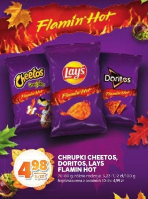 Chrupki Cheetos, Doritos, Lay's Flamin' Hot PepsiCo promocja w Stokrotka