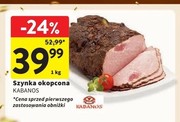 Szynka okopcona Kabanos promocja