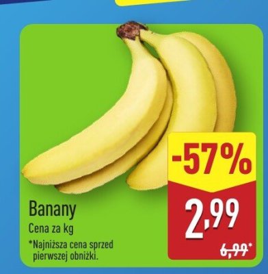 Banany promocja w Aldi