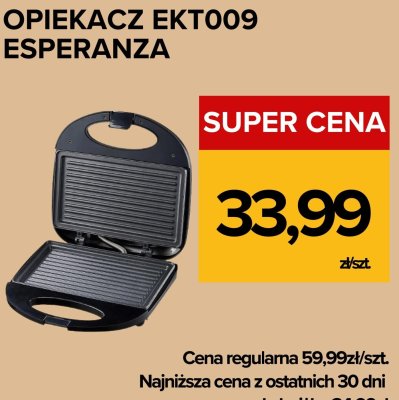 Opiekacz EKT009 Esperanza promocja w Supeco