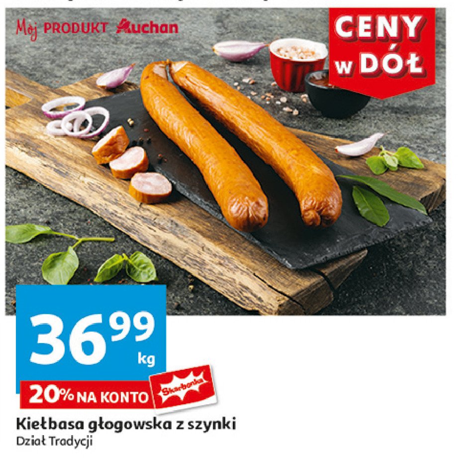 Kiełbasa głogowska Auchan promocja