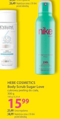 Cukrowy peeling do ciała HEBE COSMETICS Body Scrub Sugar Love promocja w Hebe