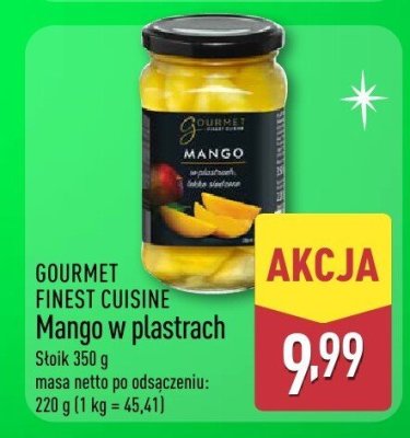 Mango w plastrach Gourmet Finest Cuisine promocja w Aldi
