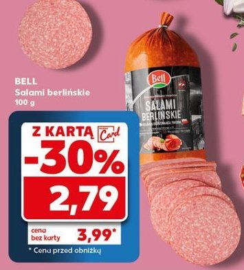 Salami berli艅skie Bell polska promocja