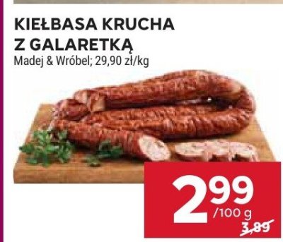 Kiełbasa krucha z galaretką  promocja w Stokrotka