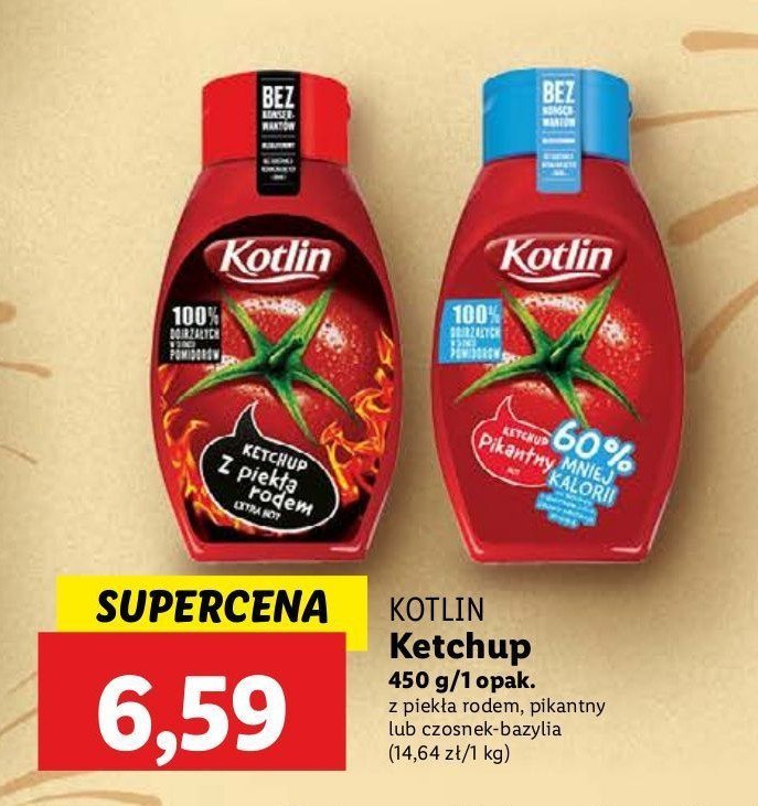 Ketchup pikantny z piekła rodem Kotlin promocja