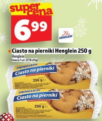 Ciasto na pierniki Henglein 250 g promocja w TOPAZ