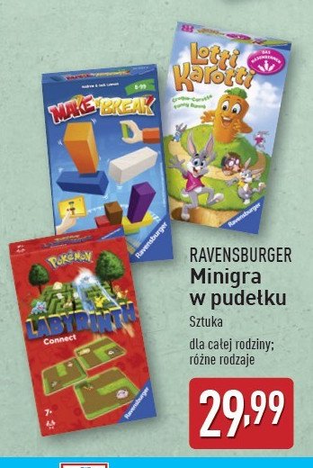 Mini gra lotti karotti Ravensburger promocja w Aldi