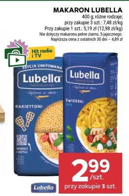 Makaron Lubella różne rodzaje promocja w Stokrotka