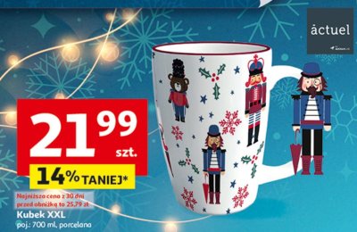 Kubek XXL porcelana promocja w Auchan