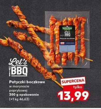Patyczki boczkowe w marynacie paprykowej K-classic let's bbq promocja