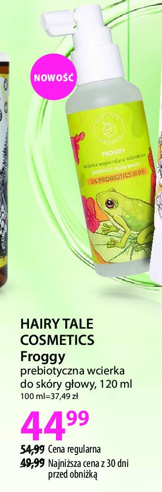 Wcierka do skóry głowy prebiotyczna Hairy tale promocja w Hebe