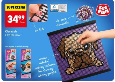 Obrazek z koralików promocja w Biedronka