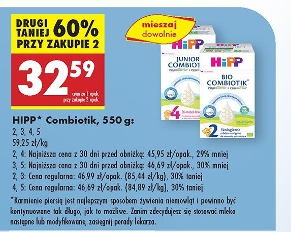 Mleko 5 Hipp junior combiotik promocja