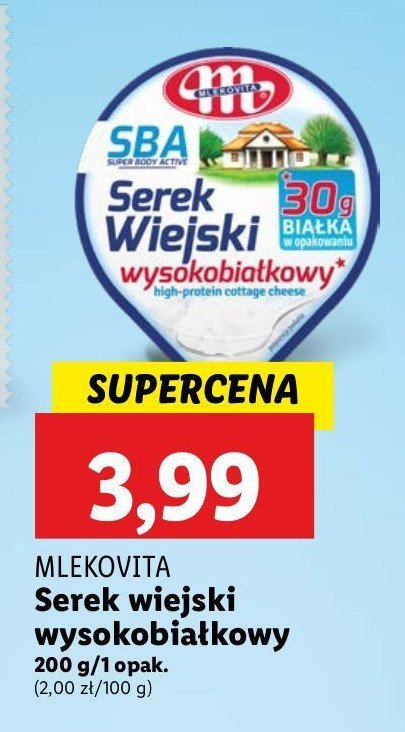 Serek wiejski Mlekovita sba promocja