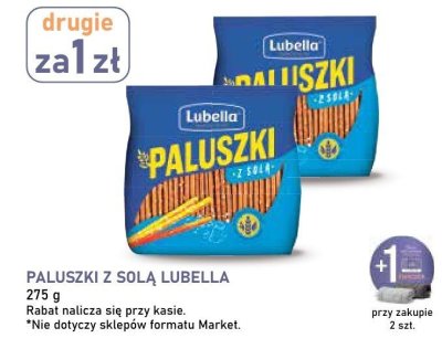 Paluszki z solą LUBELLA promocja w Stokrotka