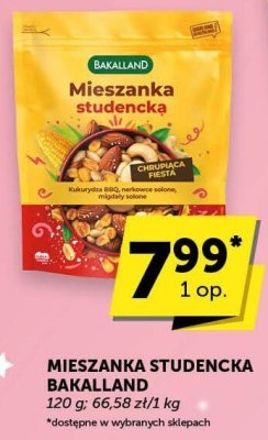 Mieszanka studencka Bakalland promocja w Groszek