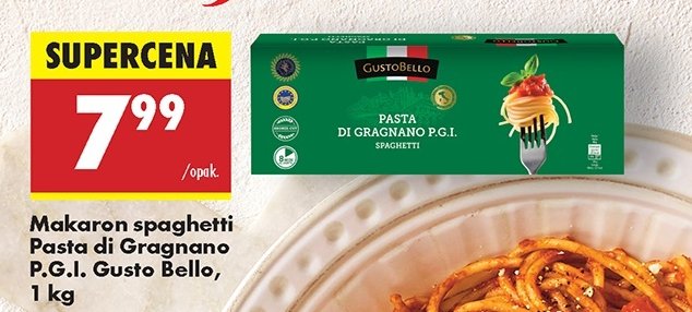 Makaron spaghetti Gustobello promocja