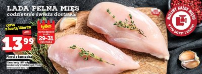 Piersi z kurczaka promocja w TOPAZ