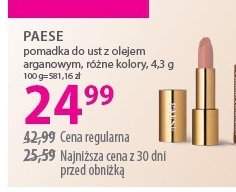 Pomadka magnetyczna arganowa nr 49 Paese promocja w Hebe