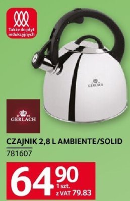 Czajnik 2,8L Ambiente/Solid Gerlach promocja w Selgros