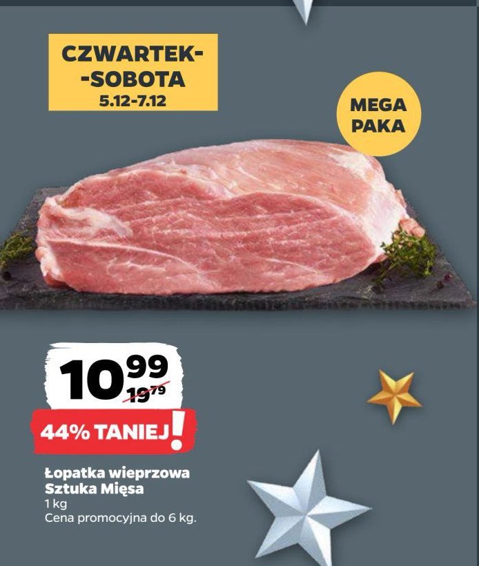 Łopatka wieprzowa bez kości SZTUKA MIĘSA NETTO promocja