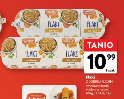Flaki Z DOBREJ KUCHNI wołowe w rossole promocja w Intermarche