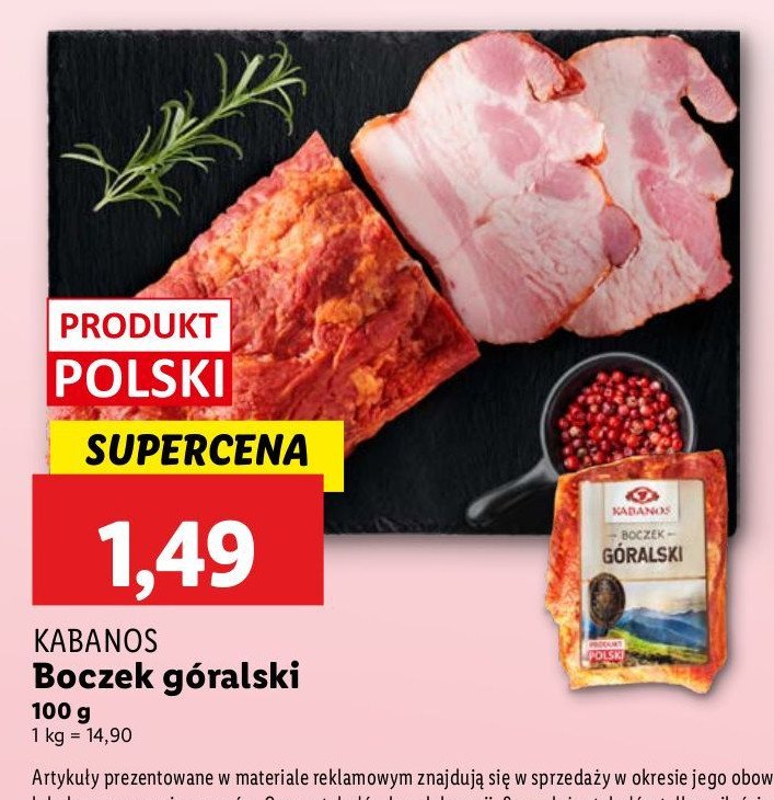 Boczek g贸ralski Kabanos promocja