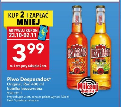 Piwo Desperados promocja w LEWIATAN