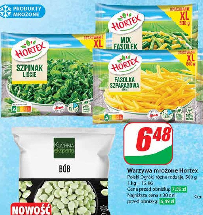 Szpinak rozdrobniony Hortex promocja