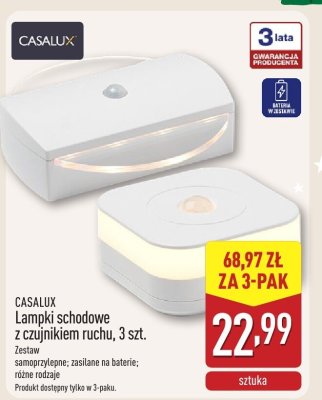 Lampka schodowa z czujnikiem ruchu, 3 szt. promocja w Aldi