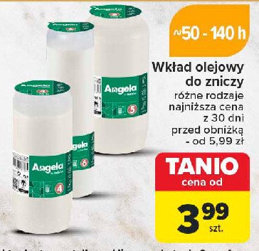 Wkład olejowy 220 g 4 dni Angela promocja