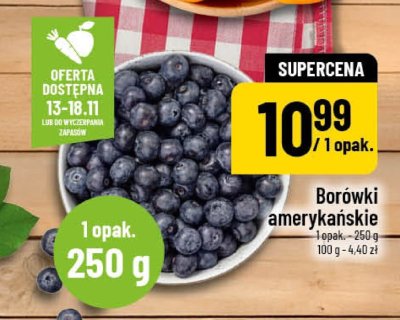 Borówki amerykańskie promocja w POLOmarket