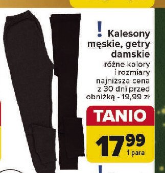 Getry damskie promocja