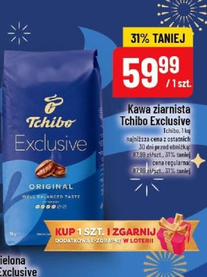 Kawa ziarnista Tchibo Exclusive promocja w POLOmarket