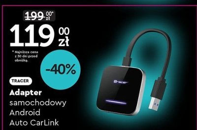 Adapter samochodowy Android Auto CarLink  promocja w Biedronka