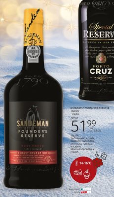 Wino Sandeman Founder's Reserve 750 ML promocja w Selgros