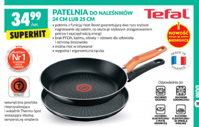 Patelnia do naleśników 24 cm Tefal promocja