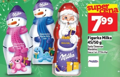Figurka Milka 45/50 g promocja w TOPAZ