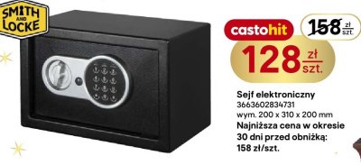 Sejf elektroniczny Smith Locke promocja w Castorama