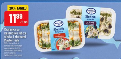 Krajanka po kaszubsku lub ze śliwką i ziarnami Master Fish promocja w POLOmarket