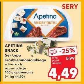 Ser feta z suszonymi pomidorami Arla apetina promocja