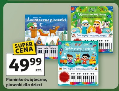 Pianinko świąteczne, piosenki dla dzieci promocja w Auchan