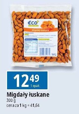 Migdały łuskane Eco+ promocja