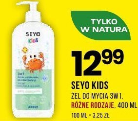 Żel SEYO KIDS do mycia 3w1 200ml promocja w Drogerie Natura