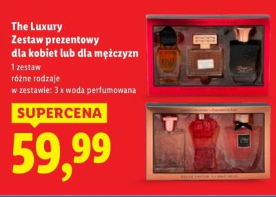 Zestaw prezentowy dla kobiet / mężczyzn różne rodzaje promocja w Lidl